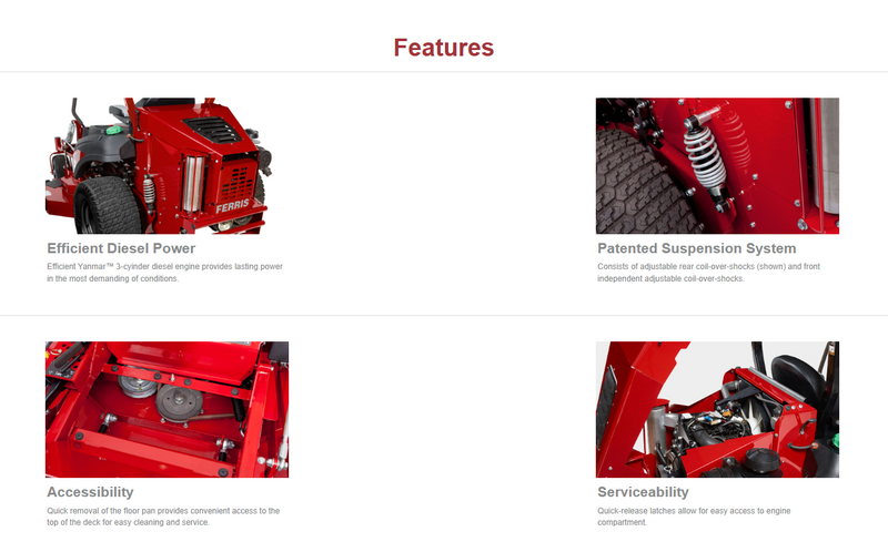 Ferris IS® 2600 24 gross hp^ Yanmar Diesel w/ 61" Deck (5901929)