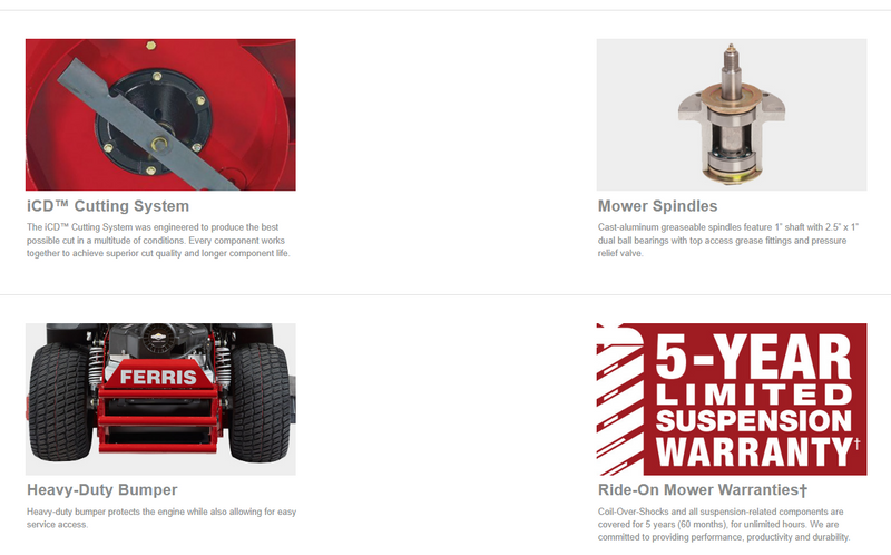 Ferris IS® 700 27 gross hp* Briggs & Stratton Commercial Series w/ 52" Deck & Sus. Seat (5902107)