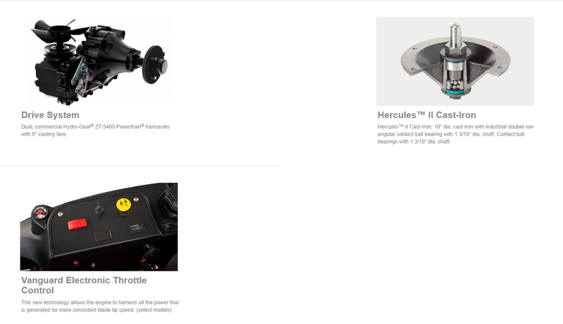 Ferris ISX™ 3300 38.5 gross hp** Kawasaki FX1000V EFI ETC w/ 72" Deck & Sus. Seat (5902160)